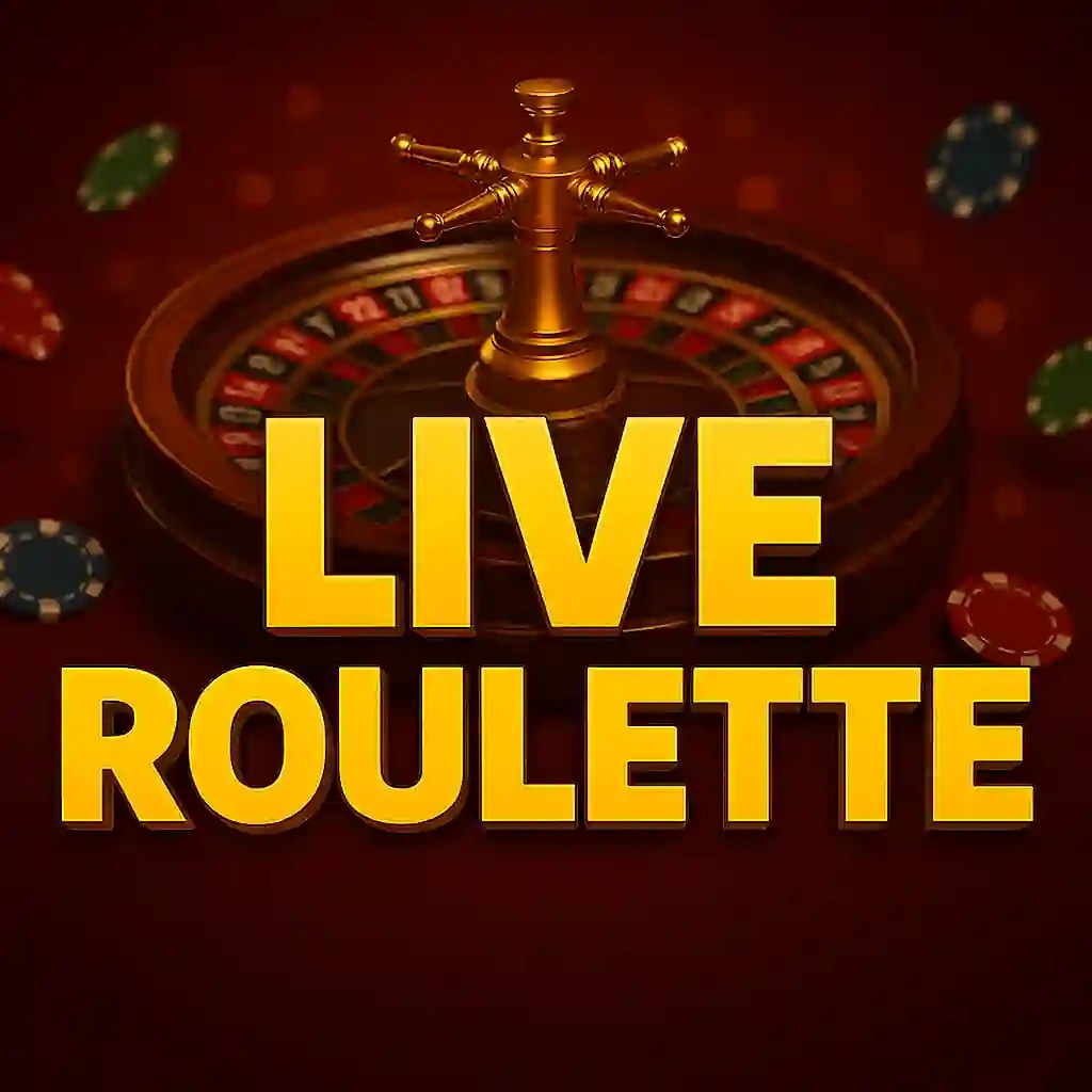 Live Roulette slot logo by Evolution at Oranje Palace Casino