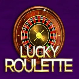 Lucky Roulette online game logo by Belatra Games on oranje-palace-casino.co.nl