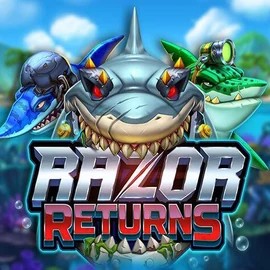 Razor Returns by Push Gaming, showcased at oranje-palace-casino.co.nl – game logo
