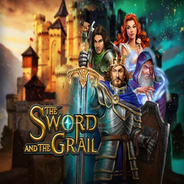 The Sword and the Grail logo – Slots by Play'n GO at Oranje Palace Casino